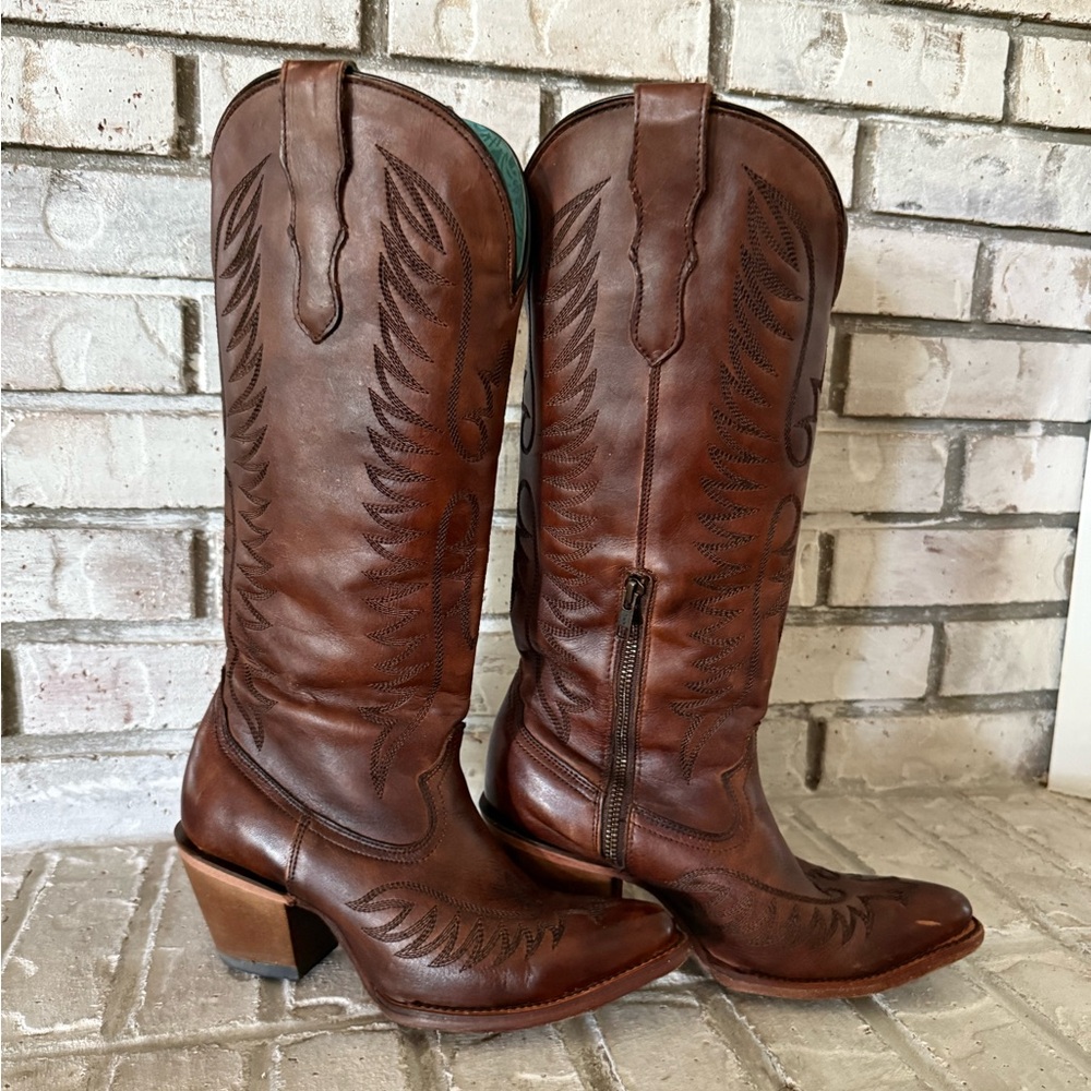 Corral Cognac Embroidery Western Boots